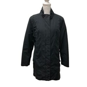 The North Face Coat Womens Large Black Mid Length Outdoor Gorpcore Classic